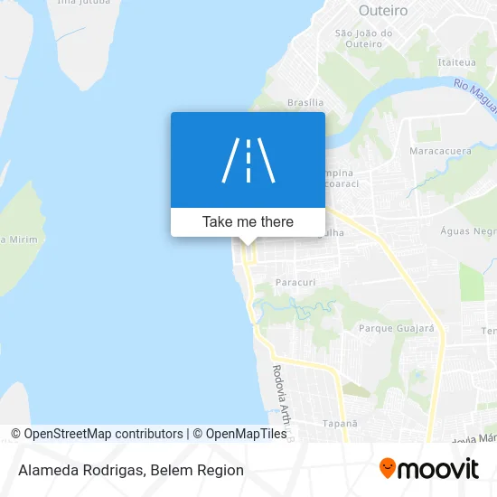 Alameda Rodrigas map