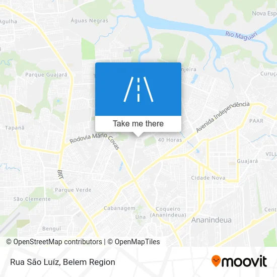 Rua São Luíz map