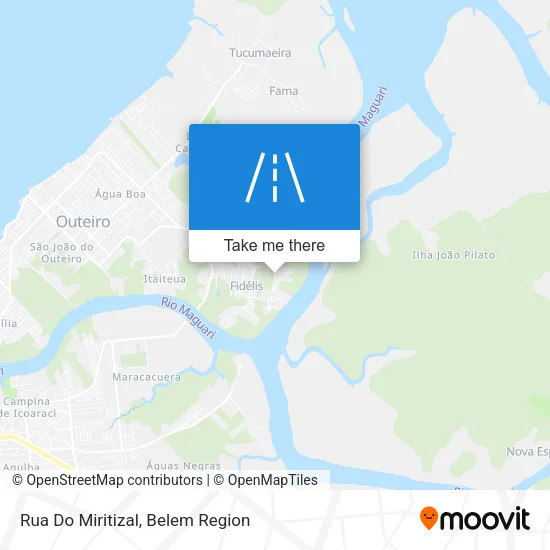 Rua Do Miritizal map