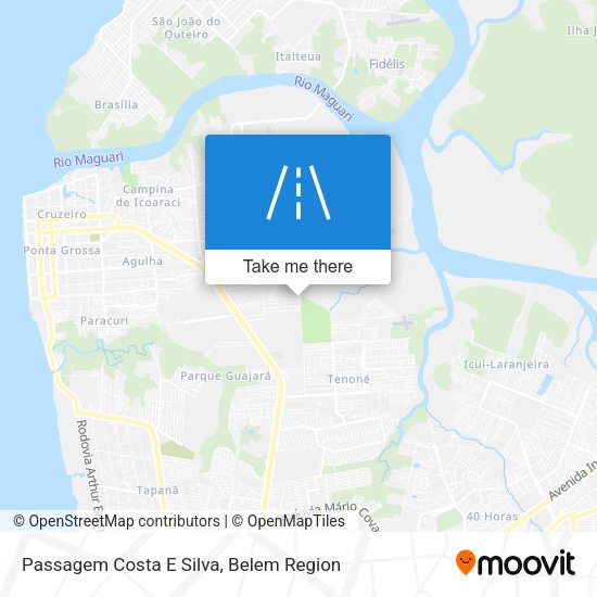 Passagem Costa E Silva map