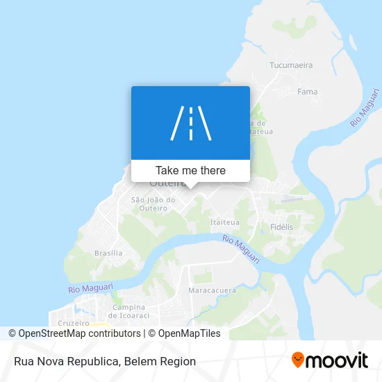Rua Nova Republica map