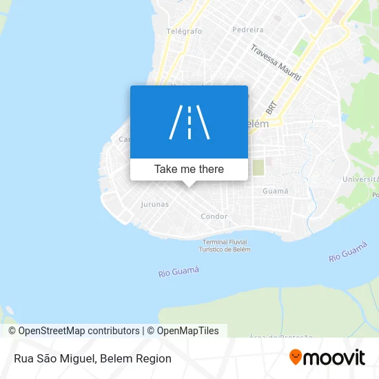 Rua São Miguel map