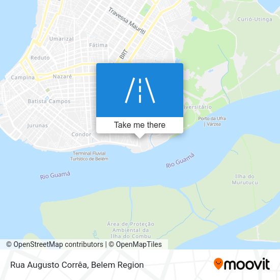 Rua Augusto Corrêa map