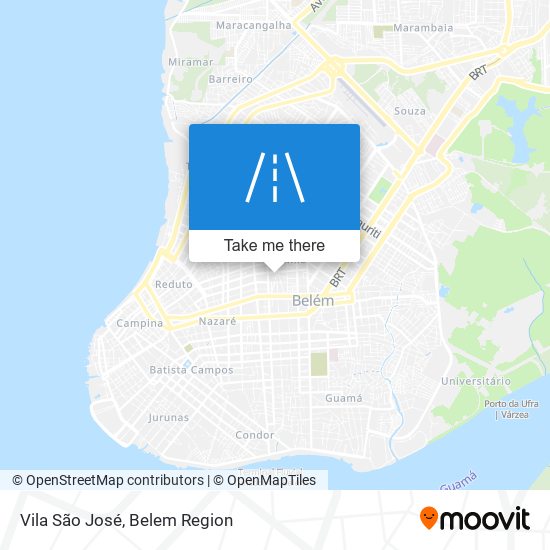 Vila São José map