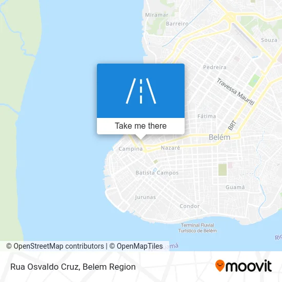 Rua Osvaldo Cruz map