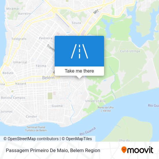 Passagem Primeiro De Maio map