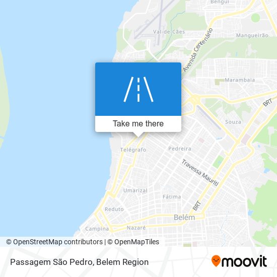 Passagem São Pedro map