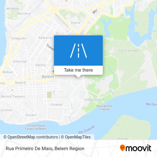 Rua Primeiro De Maio map