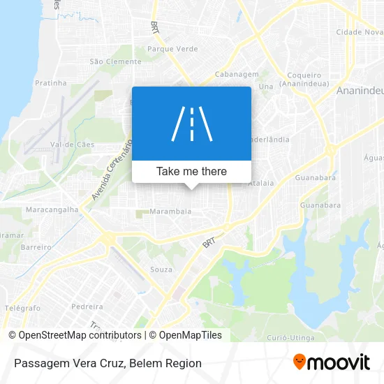 Passagem Vera Cruz map