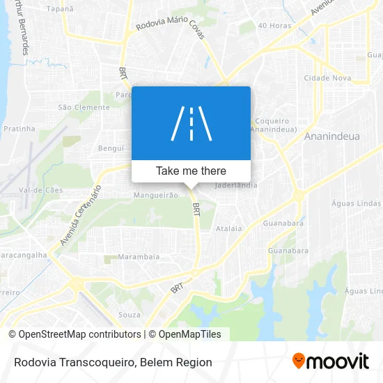 Rodovia Transcoqueiro map