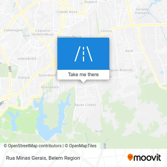 Rua Minas Gerais map