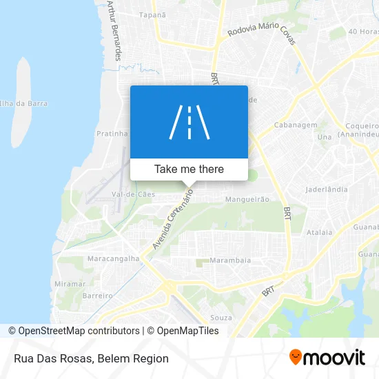 Rua Das Rosas map