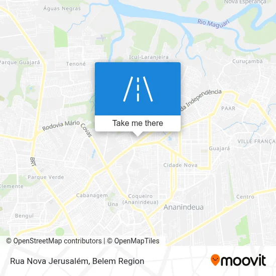 Rua Nova Jerusalém map