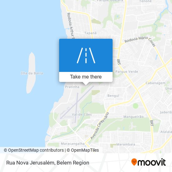 Rua Nova Jerusalém map