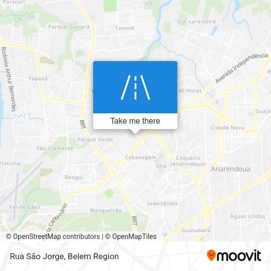Rua São Jorge map
