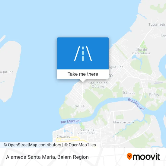 Alameda Santa Maria map