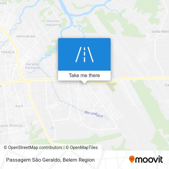 Passagem São Geraldo map