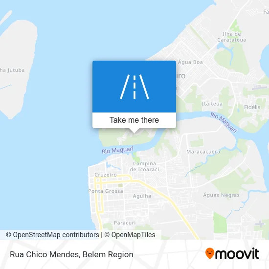 Rua Chico Mendes map