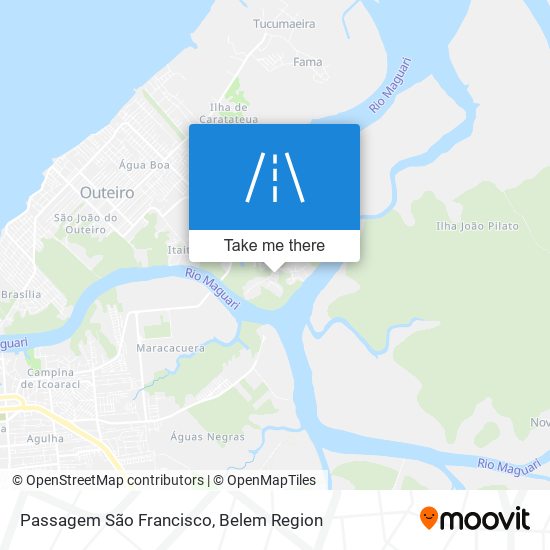 Mapa Passagem São Francisco