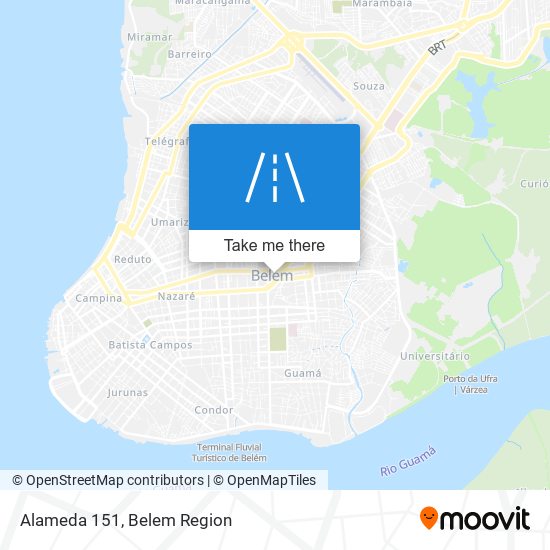 Alameda 151 map