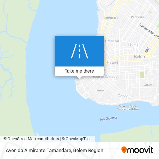 Avenida Almirante Tamandaré map