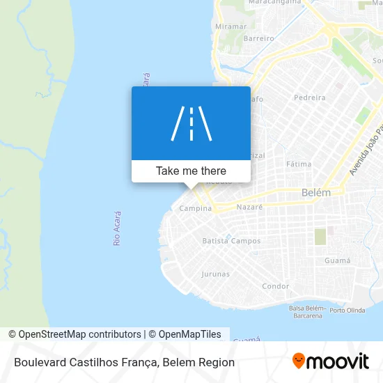Boulevard Castilhos França map