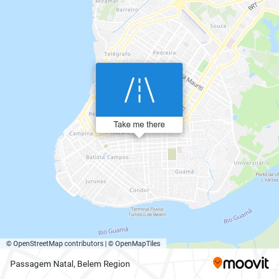 Passagem Natal map