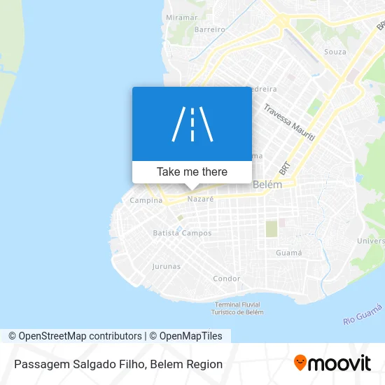 Passagem Salgado Filho map