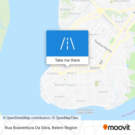 Rua Boaventura Da Silva map