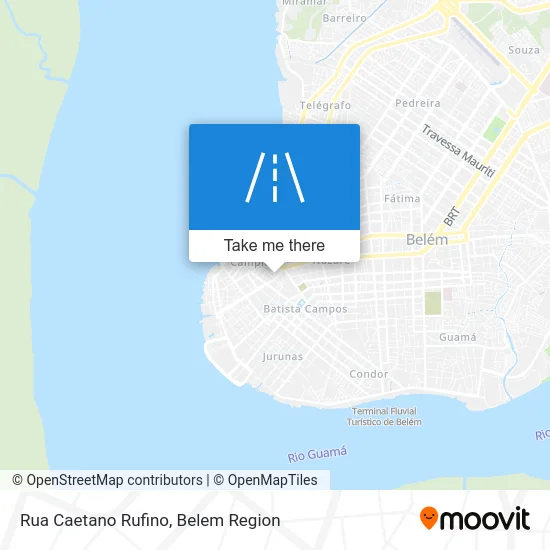 Rua Caetano Rufino map
