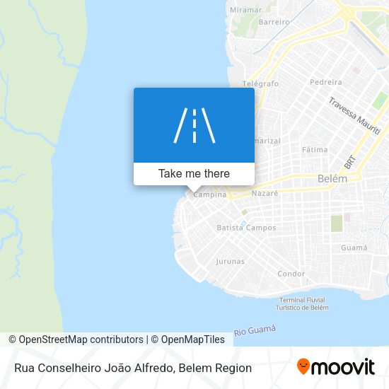 Rua Conselheiro João Alfredo map