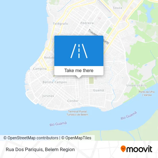 Rua Dos Pariquis map