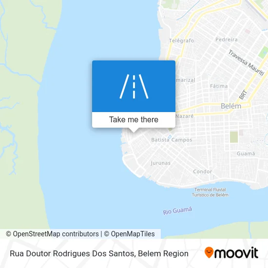 Rua Doutor Rodrigues Dos Santos map