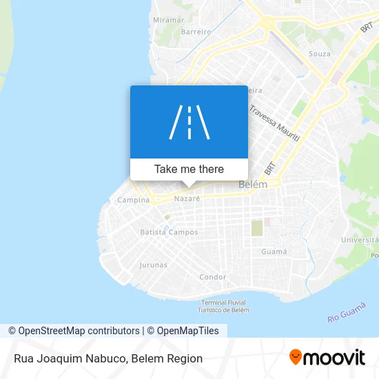 Rua Joaquim Nabuco map