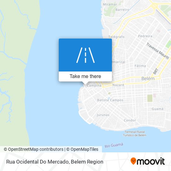 Mapa Rua Ocidental Do Mercado