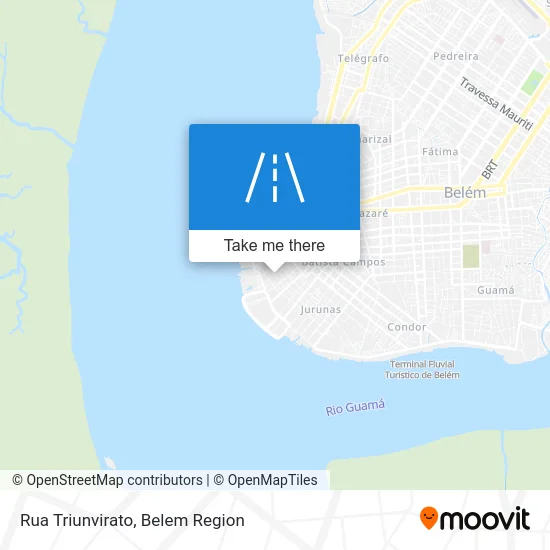 Rua Triunvirato map