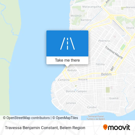 Travessa Benjamin Constant map