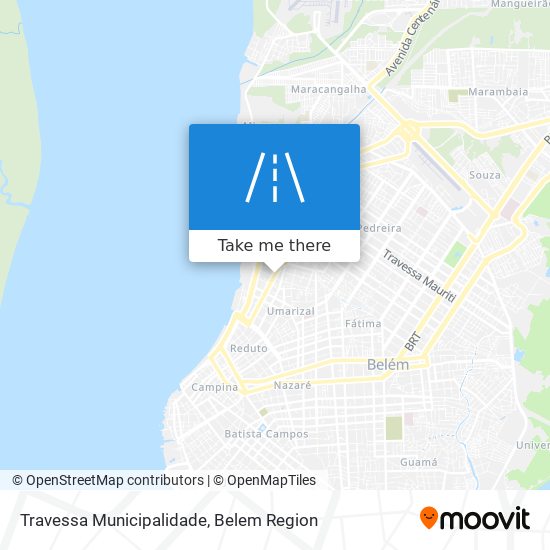 Mapa Travessa Municipalidade