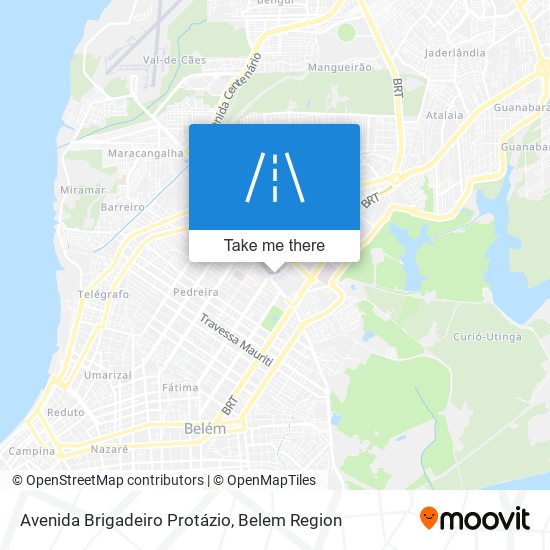 Avenida Brigadeiro Protázio map