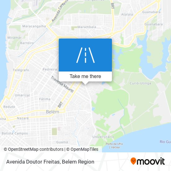 Avenida Doutor Freitas map