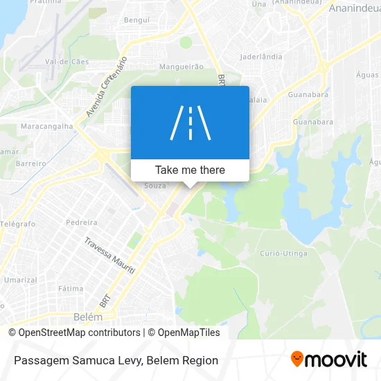 Passagem Samuca Levy map