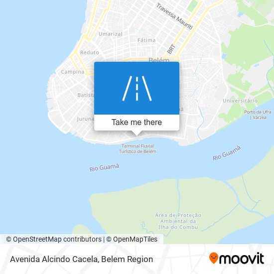 Mapa Avenida Alcindo Cacela