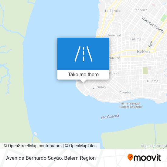 Avenida Bernardo Sayão map