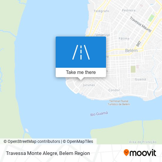 Mapa Travessa Monte Alegre