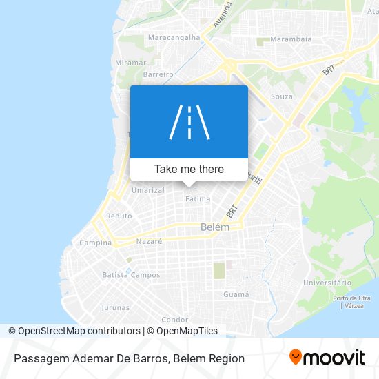 Passagem Ademar De Barros map