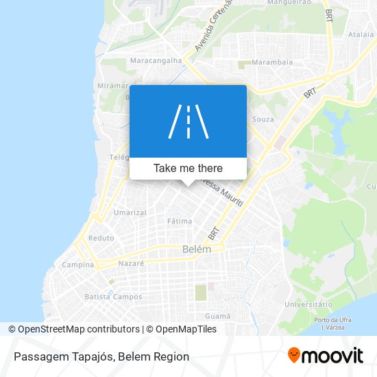 Passagem Tapajós map