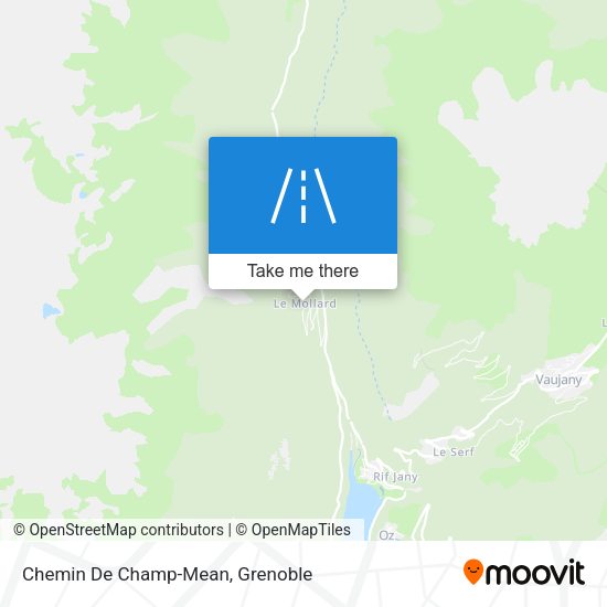 Chemin De Champ-Mean map