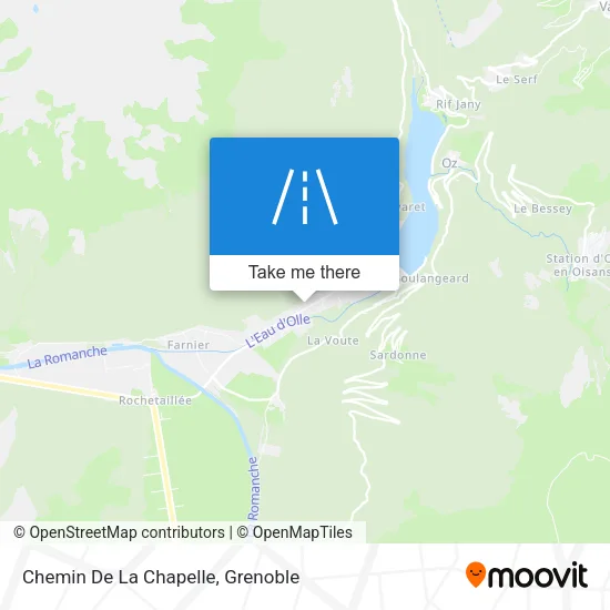 Chemin De La Chapelle map