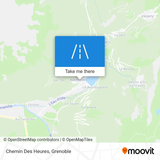 Chemin Des Heures map
