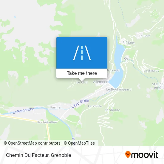 Chemin Du Facteur map
